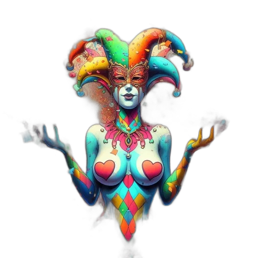 mask, creature, face, crown transparent PNG cut-out