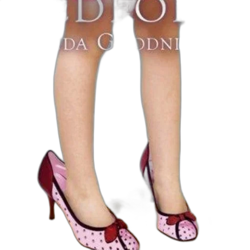 shoes, dress, 3d render, photorealistic transparent PNG cut-out