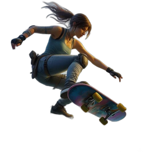 weapon, shoes, face, concept art transparent PNG cut-out