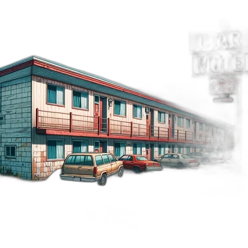 building, car, furniture, 3d render transparent PNG cut-out
