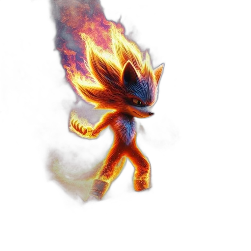 dragon, creature, staff, animal transparent PNG cut-out