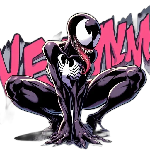 comic book art, concept art, cartoon, animated transparent PNG cut-out
