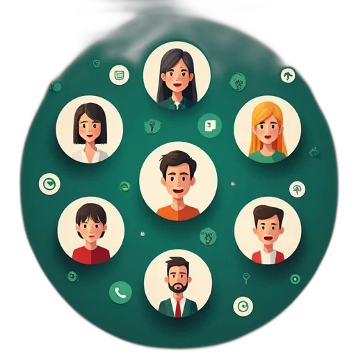 staff, whatsapp, web, other transparent PNG cut-out