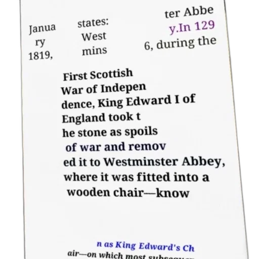 historical, document, january, 1819 transparent PNG cut-out