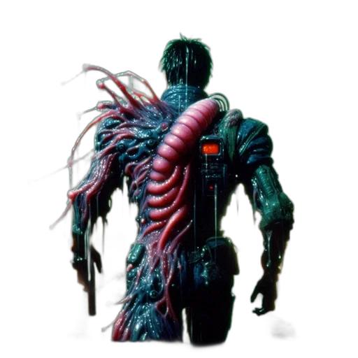 creature, robot, animal, jacket transparent PNG cut-out