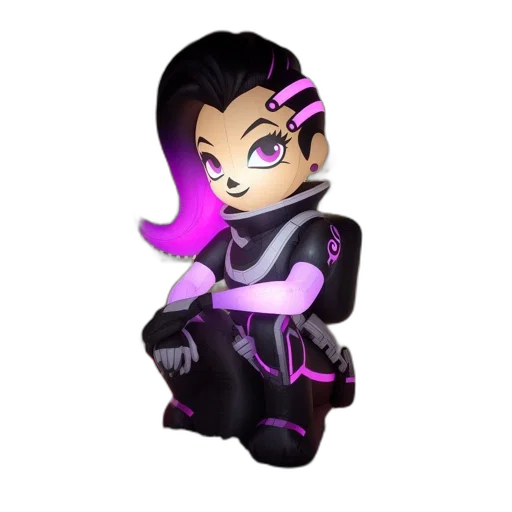 staff, weapon, robot, 3d render transparent PNG cut-out