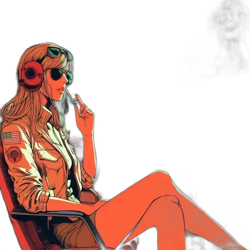 jacket, mask, comic book art, concept art transparent PNG cut-out