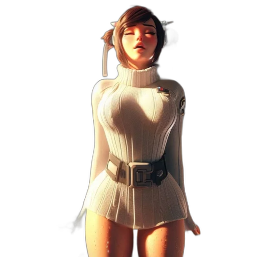 dress, robot, jacket, staff transparent PNG cut-out