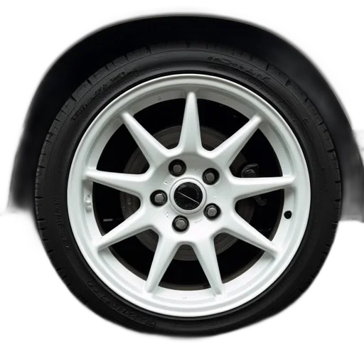 car, automotive, tire, white transparent PNG cut-out