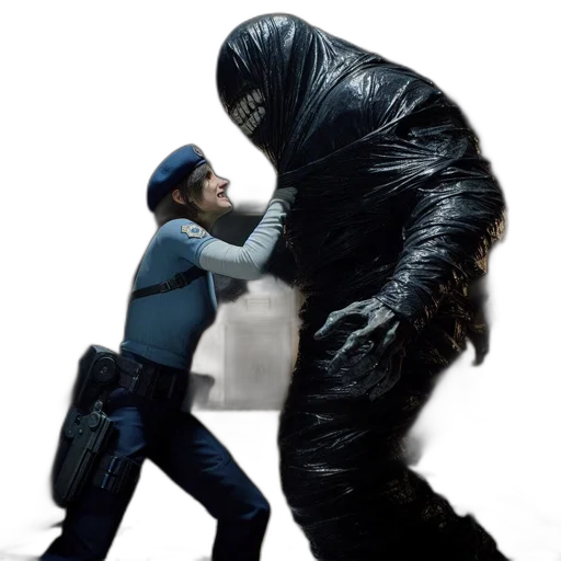 creature, animal, concept art, dimly transparent PNG cut-out