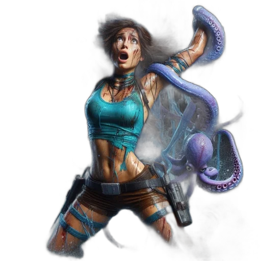 creature, concept art, fantasy art, comic book art transparent PNG cut-out