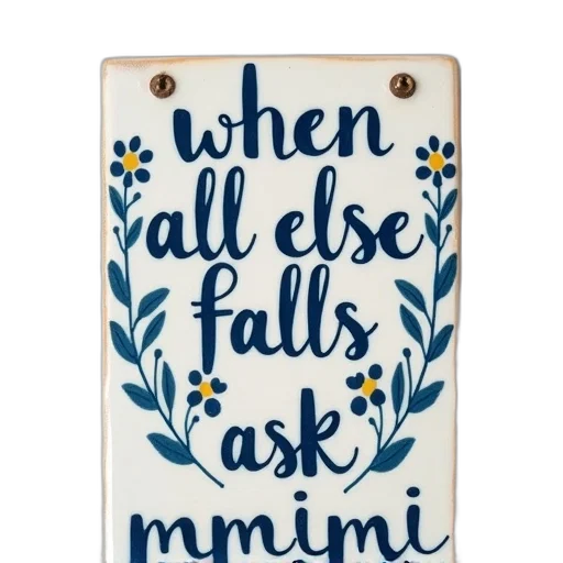 bottle, ceramic, sign, blue transparent PNG cut-out