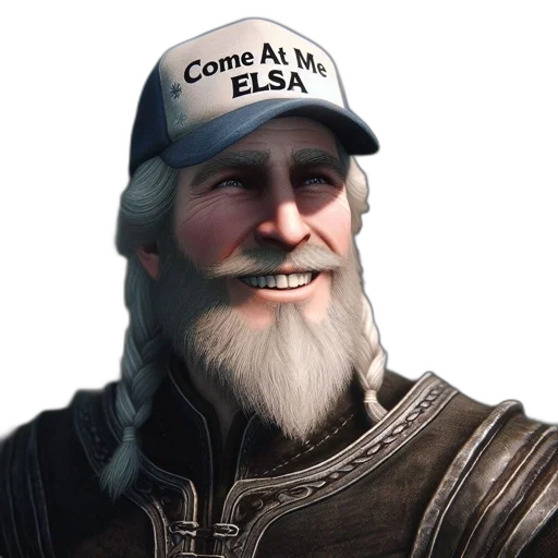 hat, crown, staff, face transparent PNG cut-out