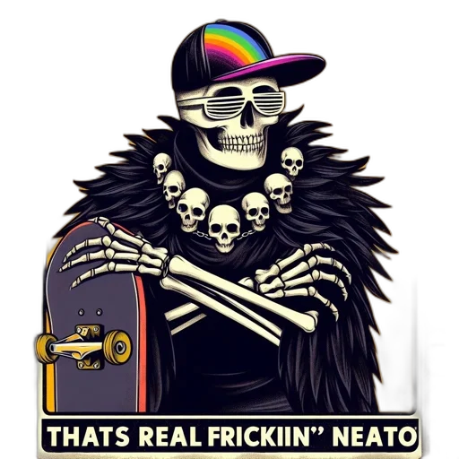 hat, creature, vaporwave, pixel art transparent PNG cut-out