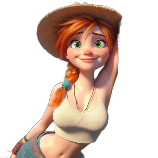 hat, staff, face, dress transparent PNG cut-out