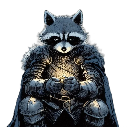 animal, sword, mask, staff transparent PNG cut-out