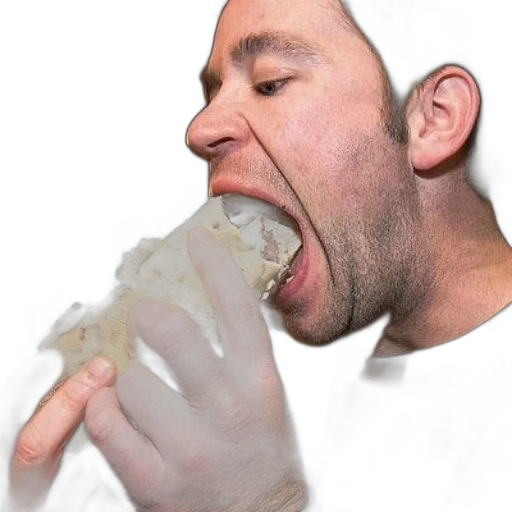 food, face, mask, creature transparent PNG cut-out
