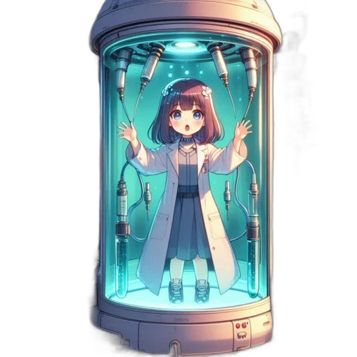 bottle, dress, robot, weapon transparent PNG cut-out