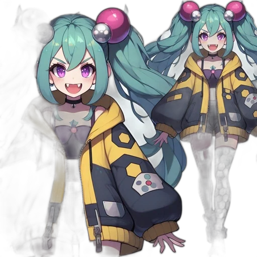 creature, concept art, anime, 3d render transparent PNG cut-out