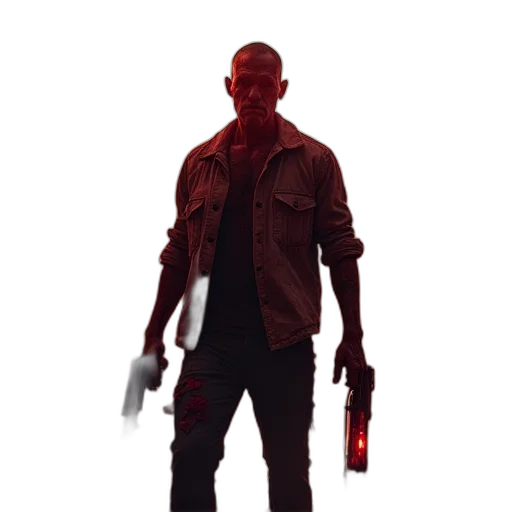 weapon, jacket, staff, concept art transparent PNG cut-out