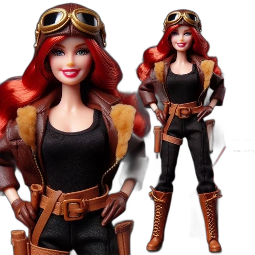 3d render, concept art, fantasy art, aviator-themed transparent PNG cut-out