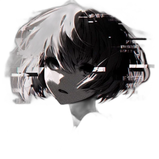 mask, face, robot, hair transparent PNG cut-out