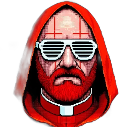 jacket, mask, face, staff transparent PNG cut-out