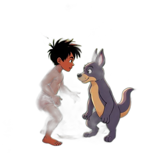 animal, creature, concept art, cartoon transparent PNG cut-out