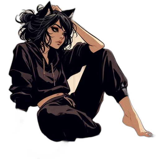 jacket, staff, concept art, comic book art transparent PNG cut-out