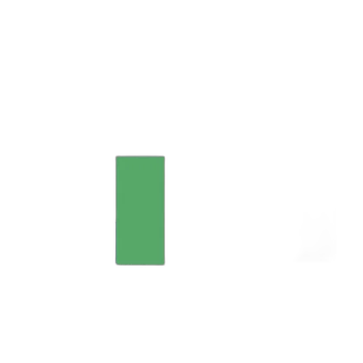 robot, pixel art, green, earth tones transparent PNG cut-out