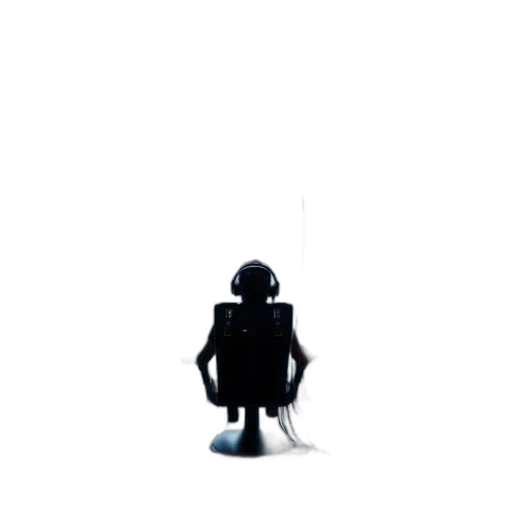 robot, staff, creature, jacket transparent PNG cut-out