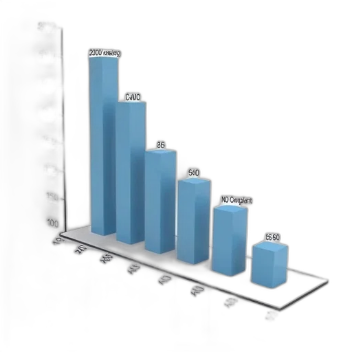bar, graph, showing, number transparent PNG cut-out