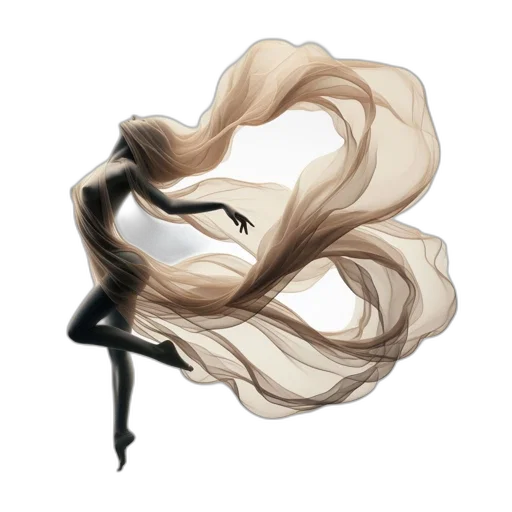 hair, mask, dress, flower transparent PNG cut-out
