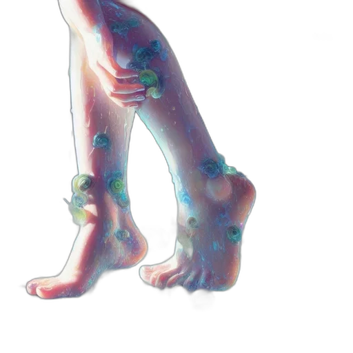 shoes, staff, creature, dress transparent PNG cut-out