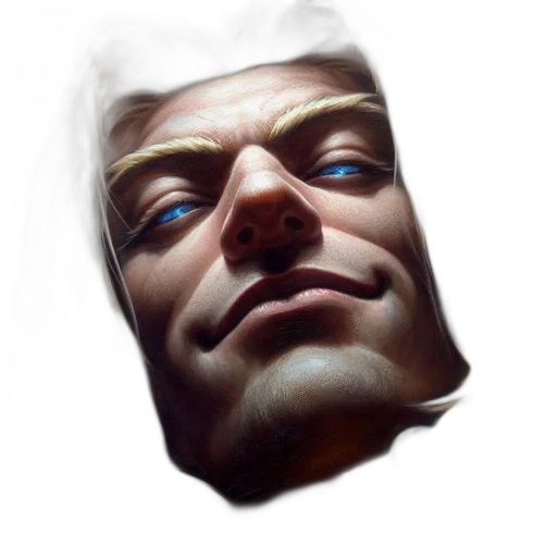 face, mask, robot, creature transparent PNG cut-out