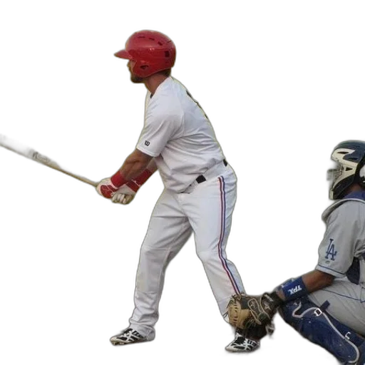 weapon, baseball, player, red transparent PNG cut-out