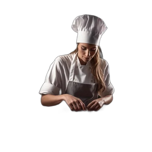 staff, food, hat, face transparent PNG cut-out