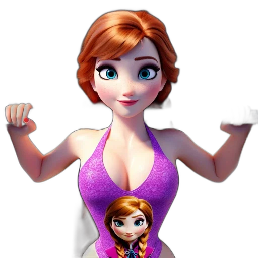 dress, jewelry, 3d render, cartoon transparent PNG cut-out