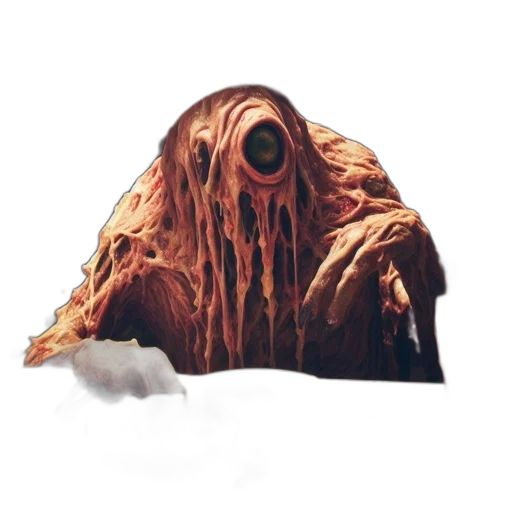 creature, mask, hair, face transparent PNG cut-out