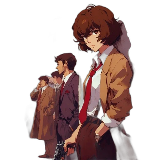 jacket, staff, weapon, concept art transparent PNG cut-out