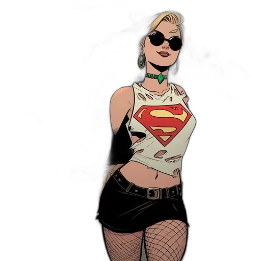comic book art, concept art, cartoon, fantasy art transparent PNG cut-out