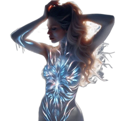 dress, jewelry, concept art, fantasy art transparent PNG cut-out