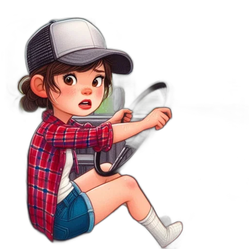 weapon, hat, staff, cartoon transparent PNG cut-out