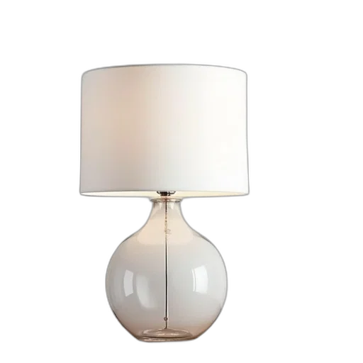 furniture, 3d render, white, lamp transparent PNG cut-out
