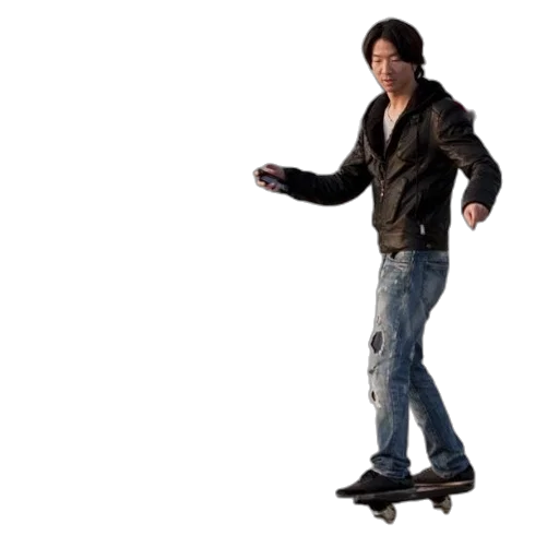 jacket, shoes, robot, 3d render transparent PNG cut-out