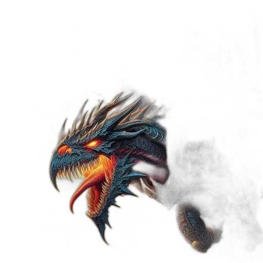 dragon, creature, mask, animal transparent PNG cut-out