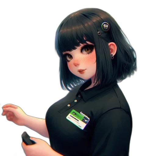 staff, jacket, dress, robot transparent PNG cut-out