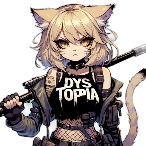 staff, weapon, cyberpunk, pixel art transparent PNG cut-out