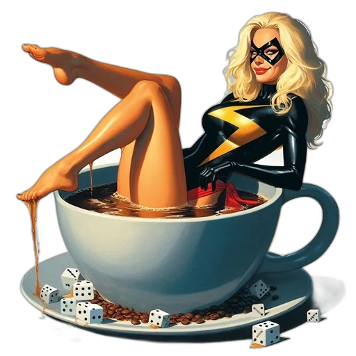 comic book art, cartoon, concept art, woman transparent PNG cut-out