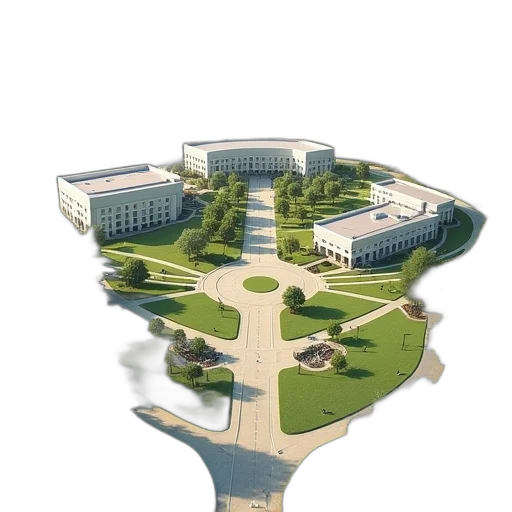building, 3d render, concept art, photorealistic transparent PNG cut-out